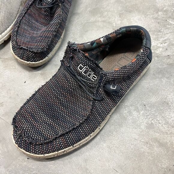 Hey Dudes Wally Sox / Thad Mens Size 9 Lot Of 4 Multicolor - Picture 2 of 10